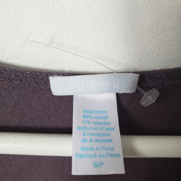 Eberjey Gisele Tunic Purple Small NWOT - Picture 5 of 10
